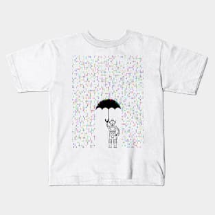 It's raining binary numbers! Kids T-Shirt